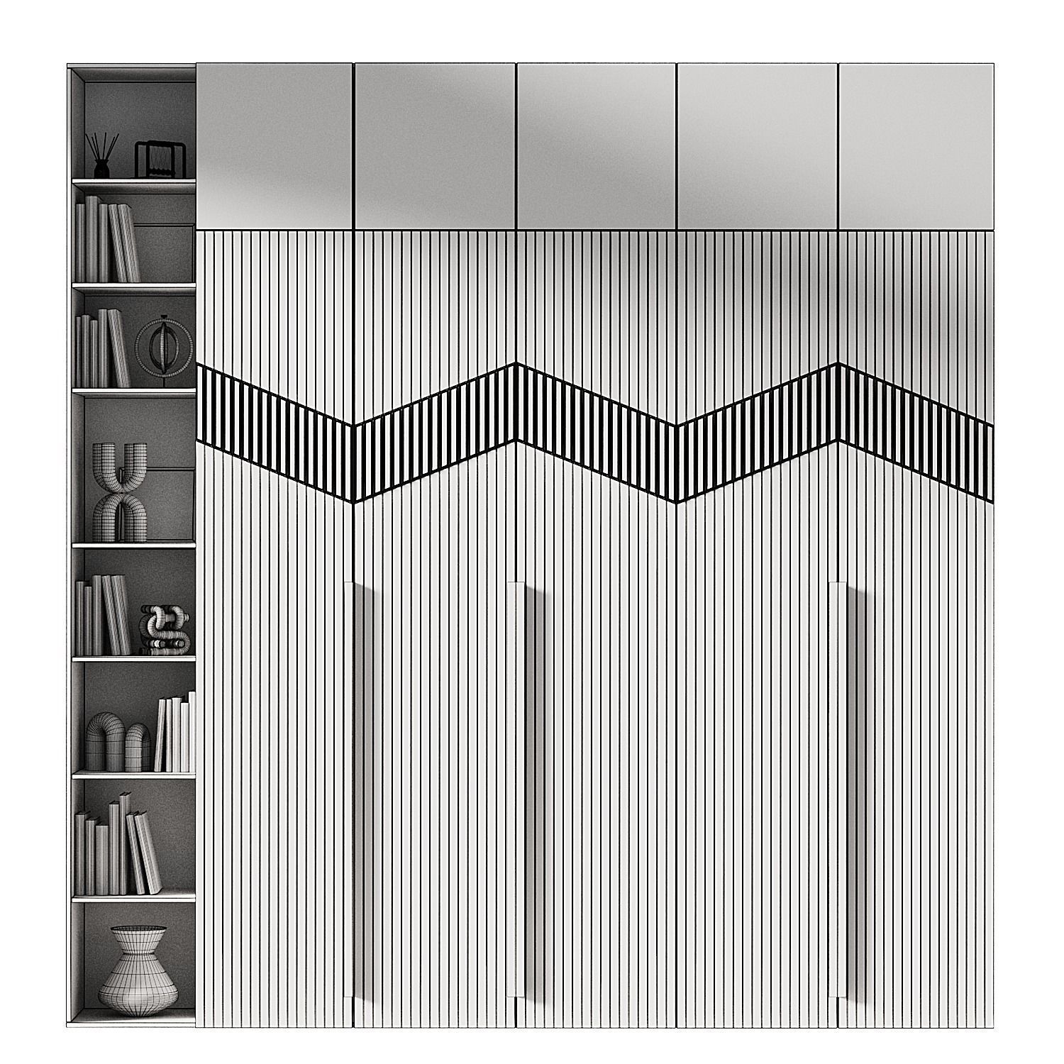 Wardrobe 080 3D model_2