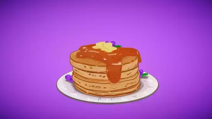 stylized pancake