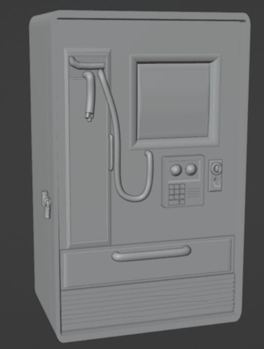Vending Machine -  Rust  3D print model_3