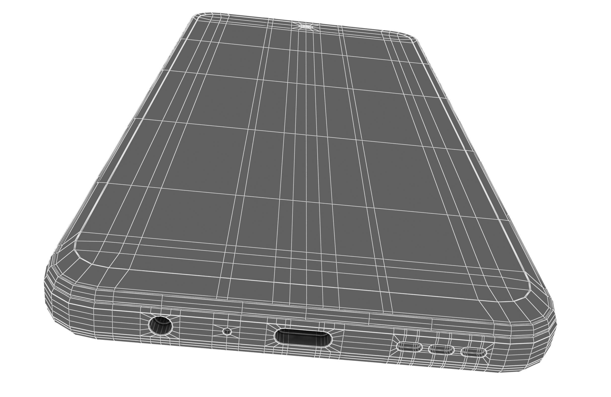 Motorola Moto G54 5G all colors Low-poly 3D model_40