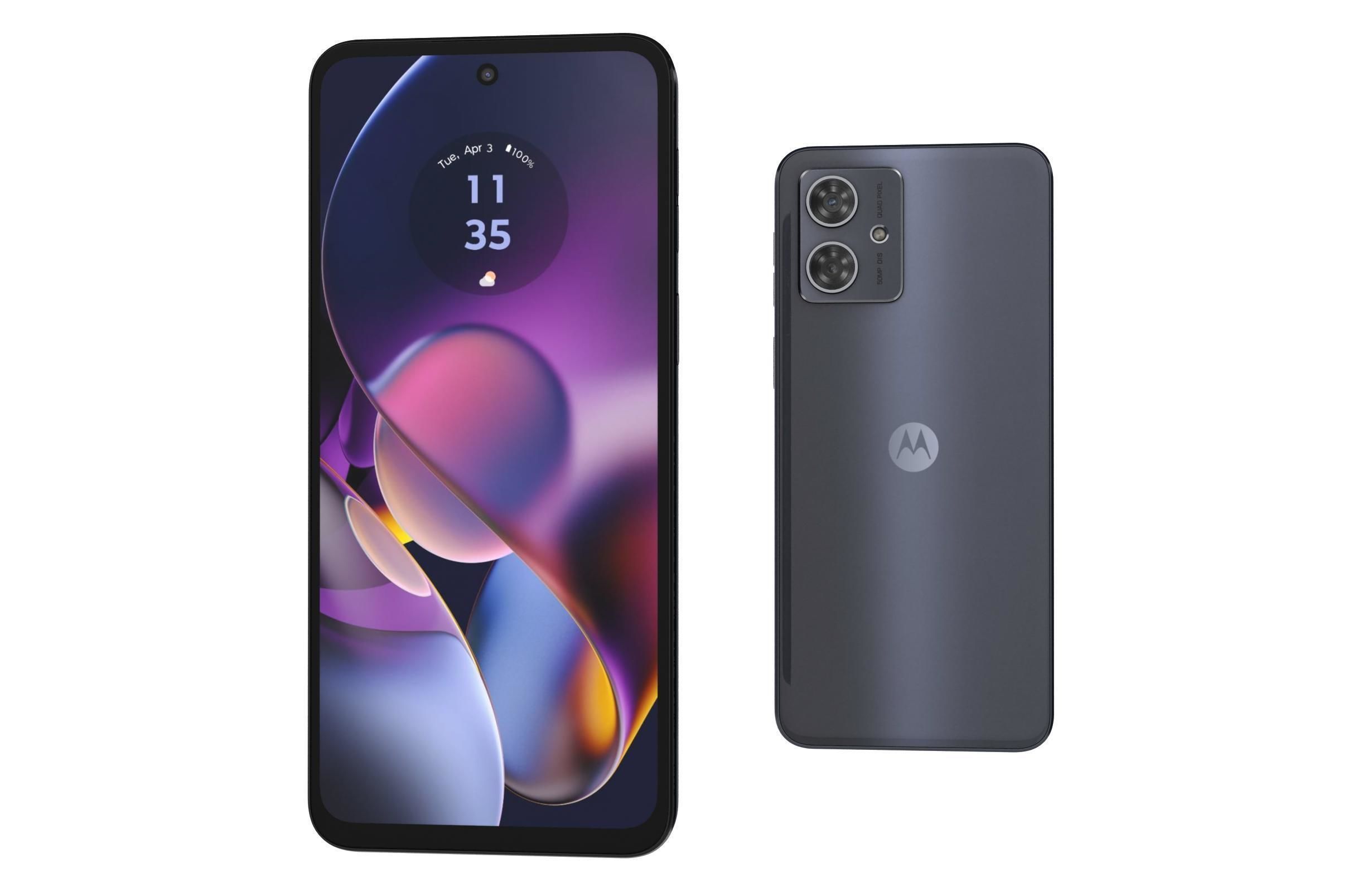 Motorola Moto G54 5G all colors Low-poly 3D model_9