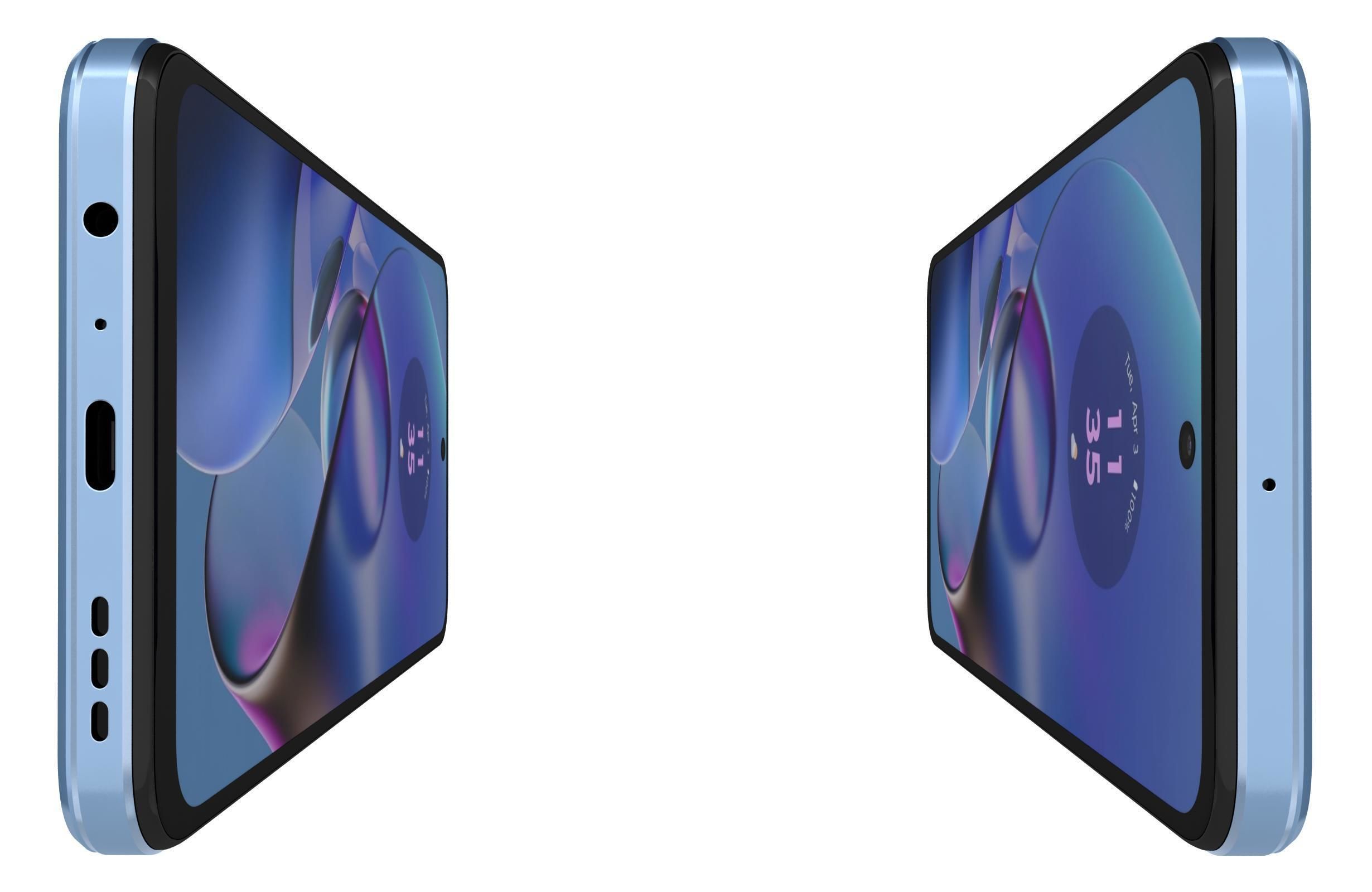 Motorola Moto G54 5G all colors Low-poly 3D model_22