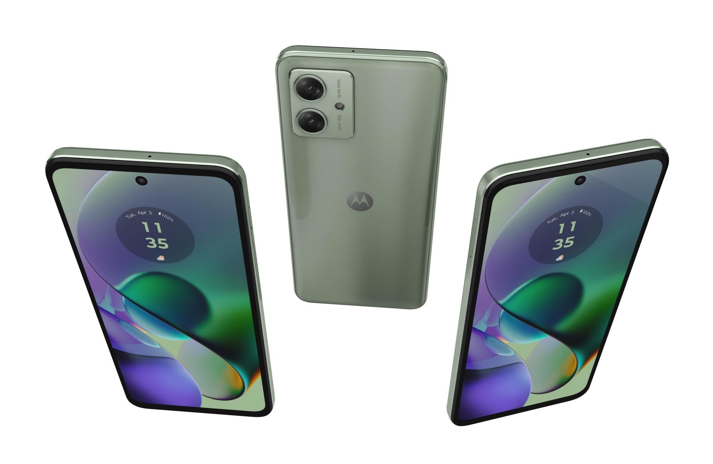 Motorola Moto G54 5G all colors Low-poly 3D model_27