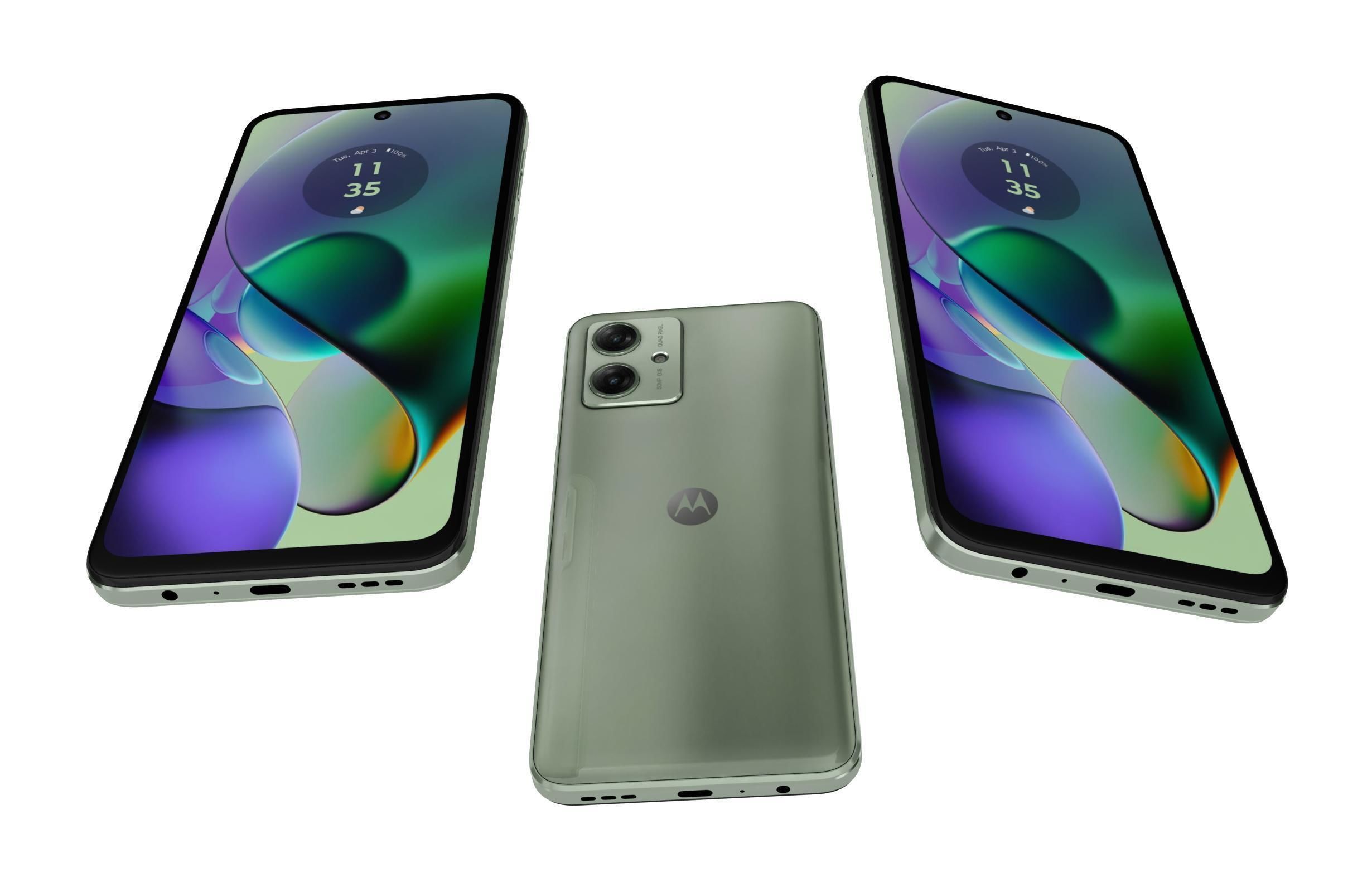 Motorola Moto G54 5G all colors Low-poly 3D model_28