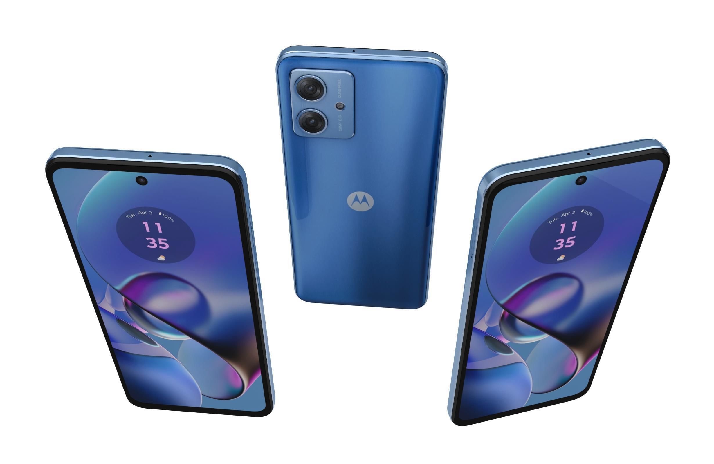 Motorola Moto G54 5G all colors Low-poly 3D model_16