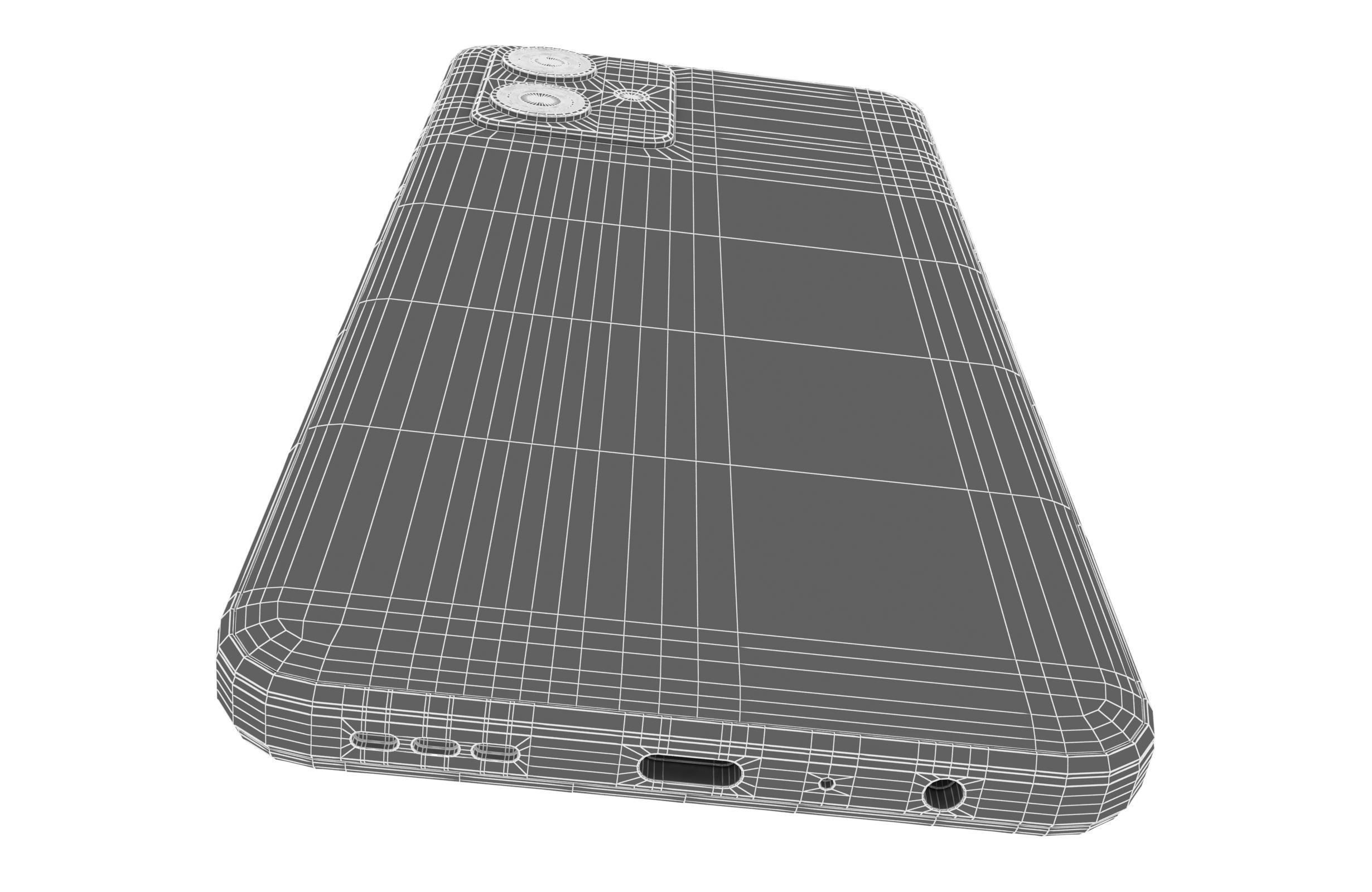 Motorola Moto G54 5G all colors Low-poly 3D model_42