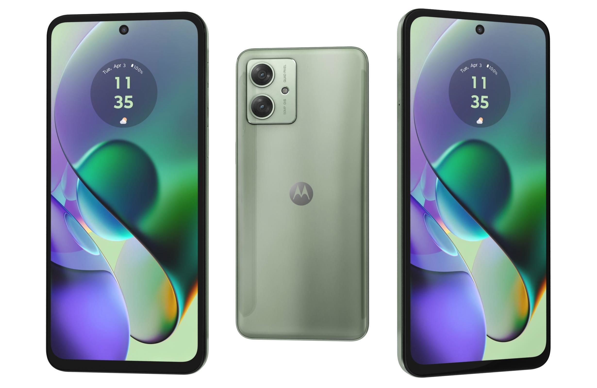 Motorola Moto G54 5G all colors Low-poly 3D model_26