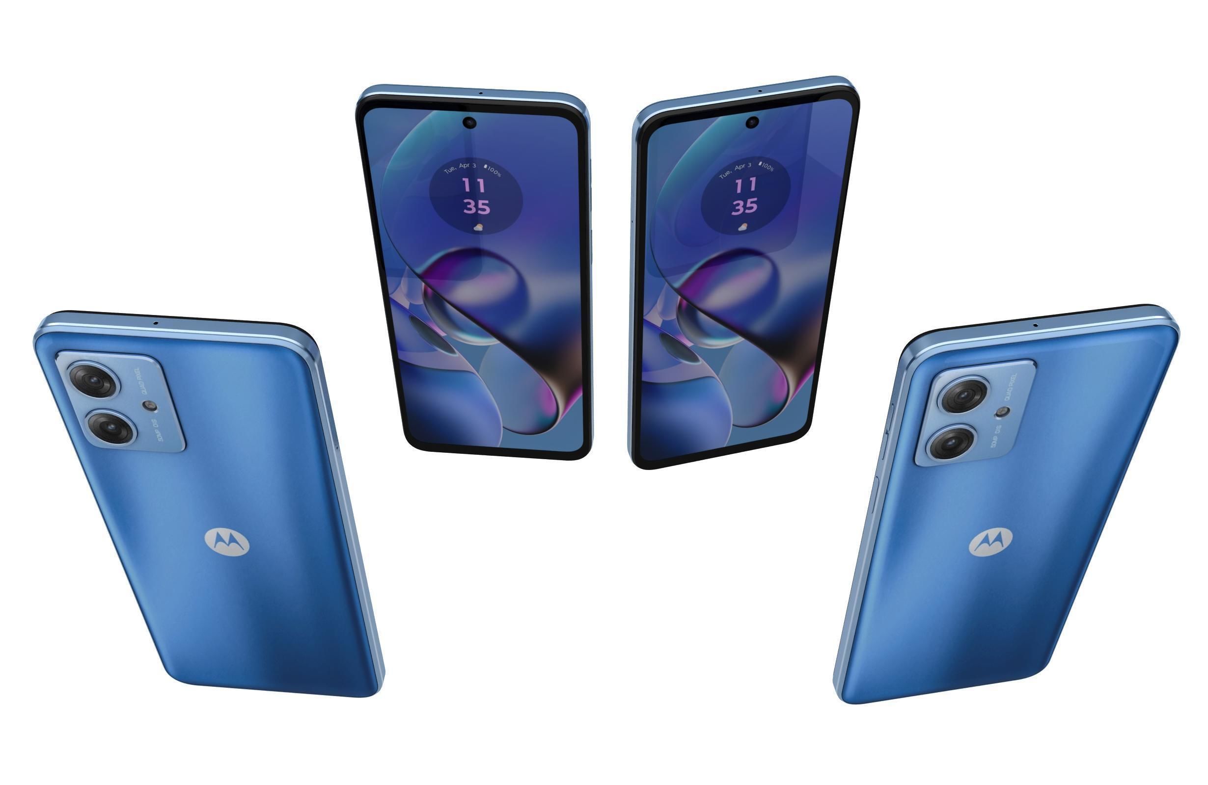 Motorola Moto G54 5G all colors Low-poly 3D model_18