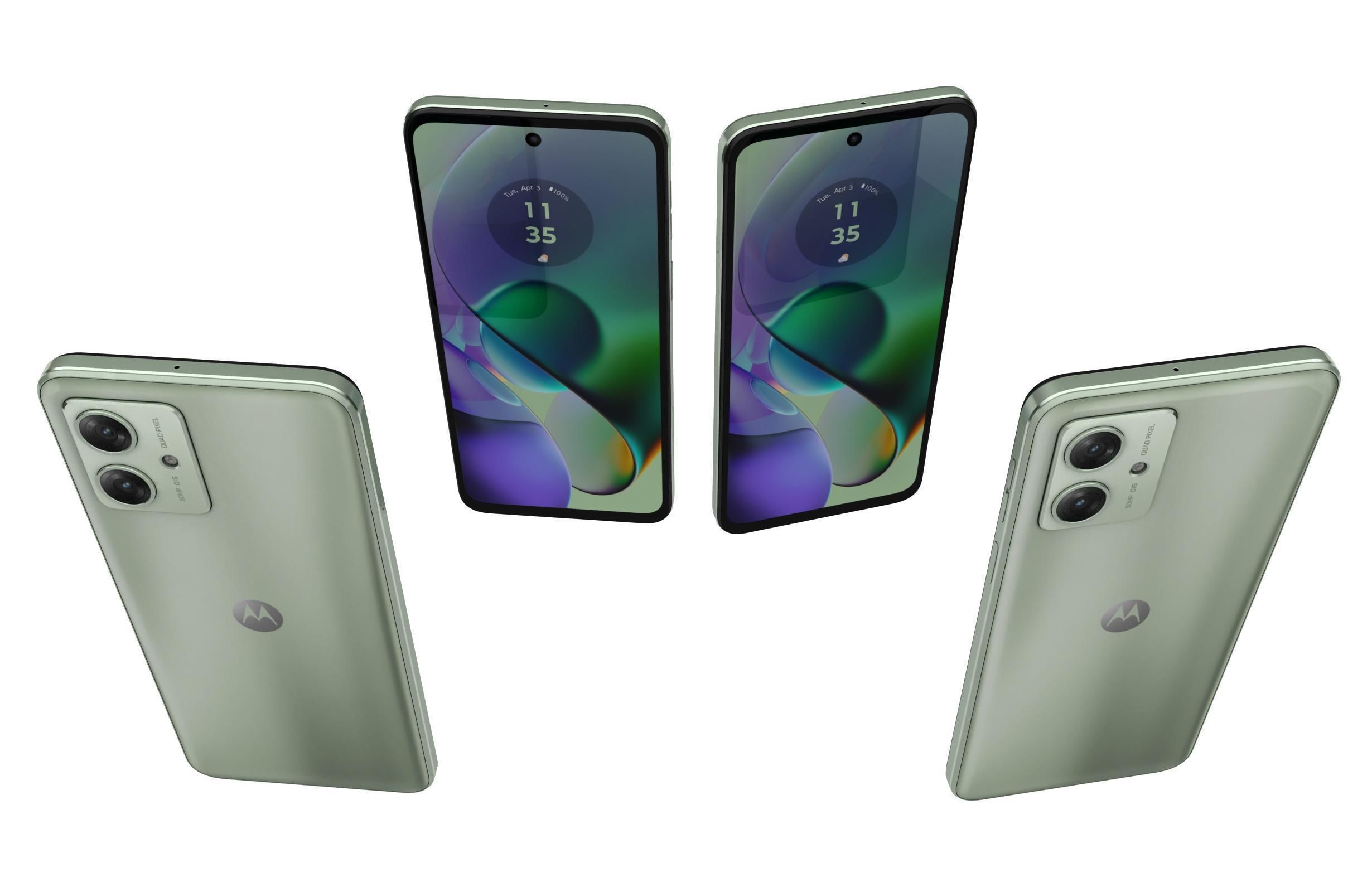 Motorola Moto G54 5G all colors Low-poly 3D model_29
