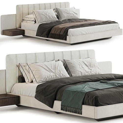 Amanda Bed by Domkapa 3D model