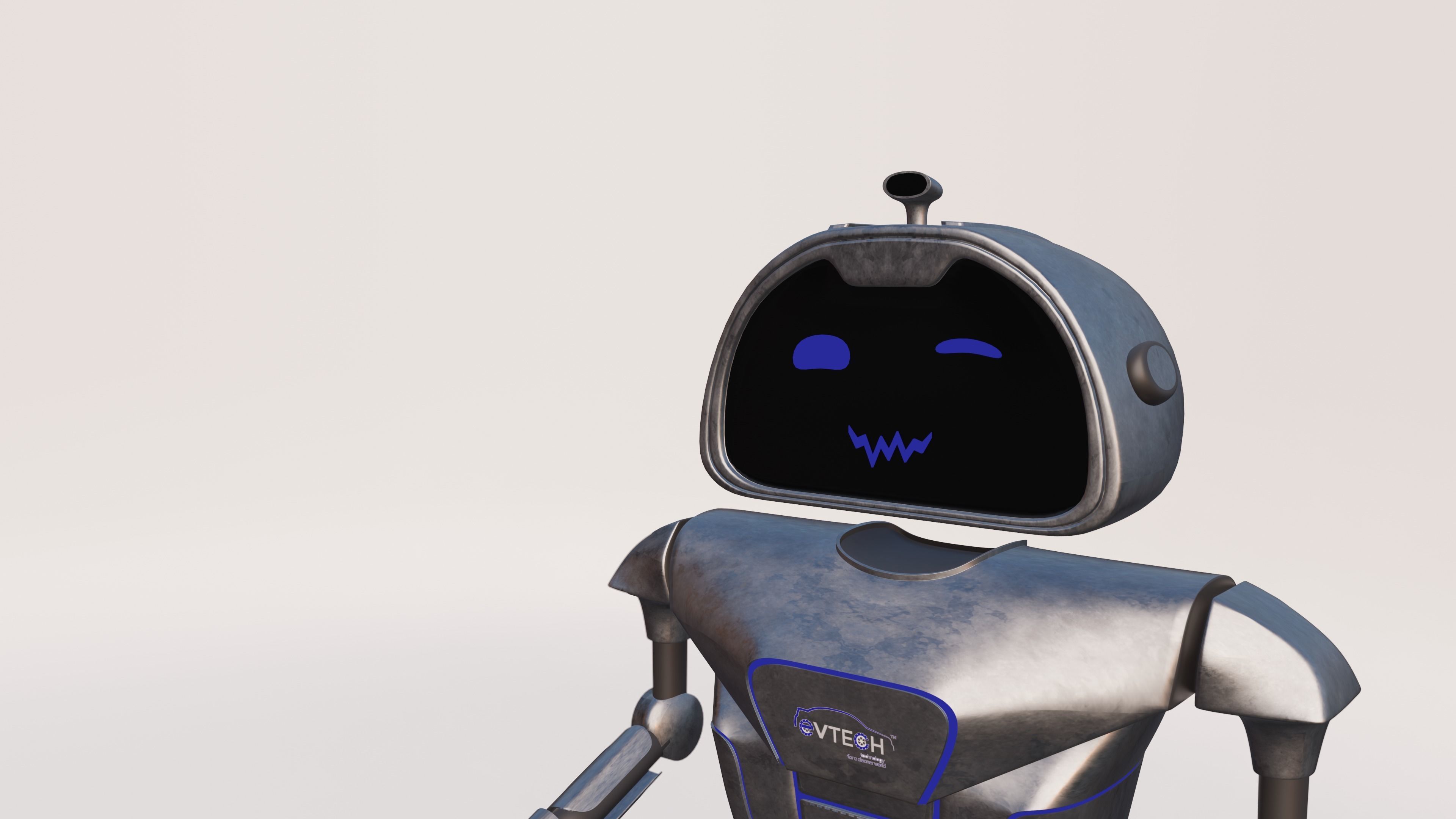 Mono Tire Robot 3D model_3