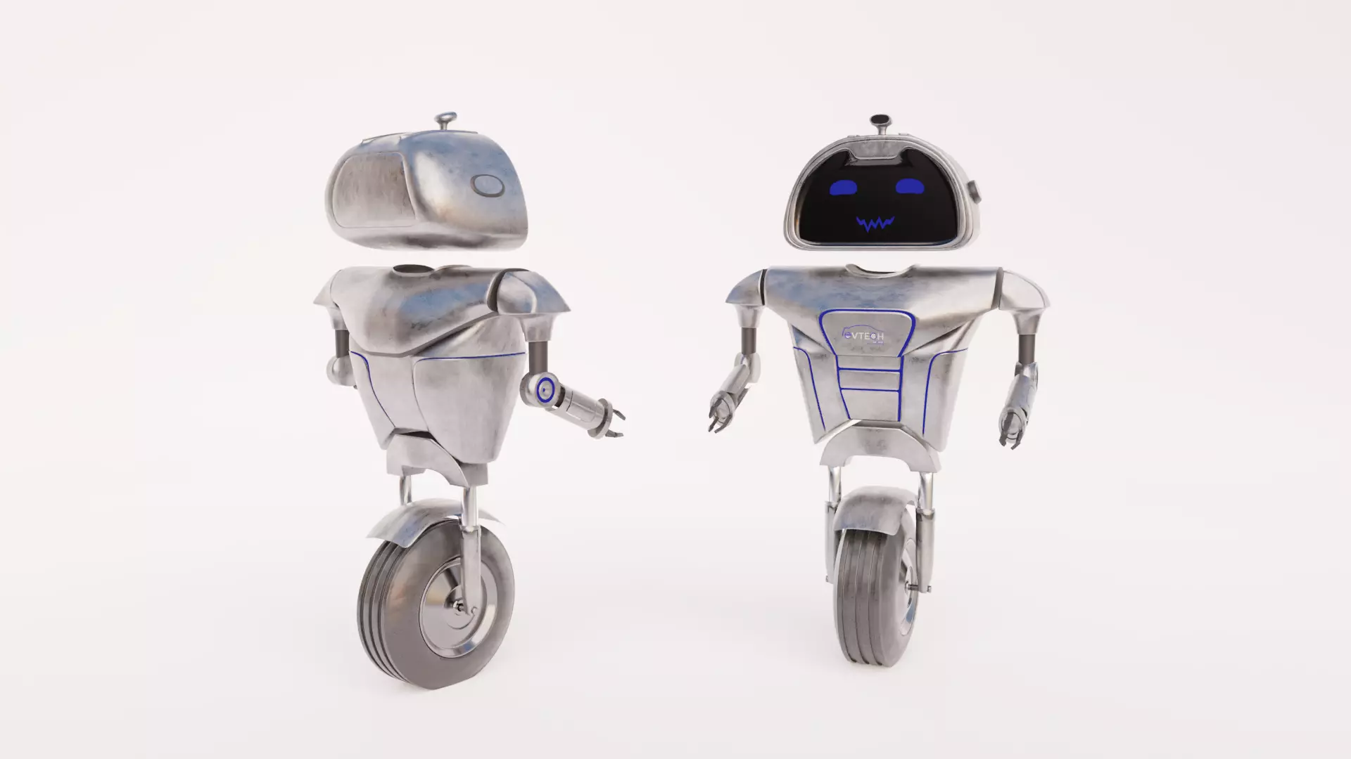 Mono Tire Robot 3D model_0