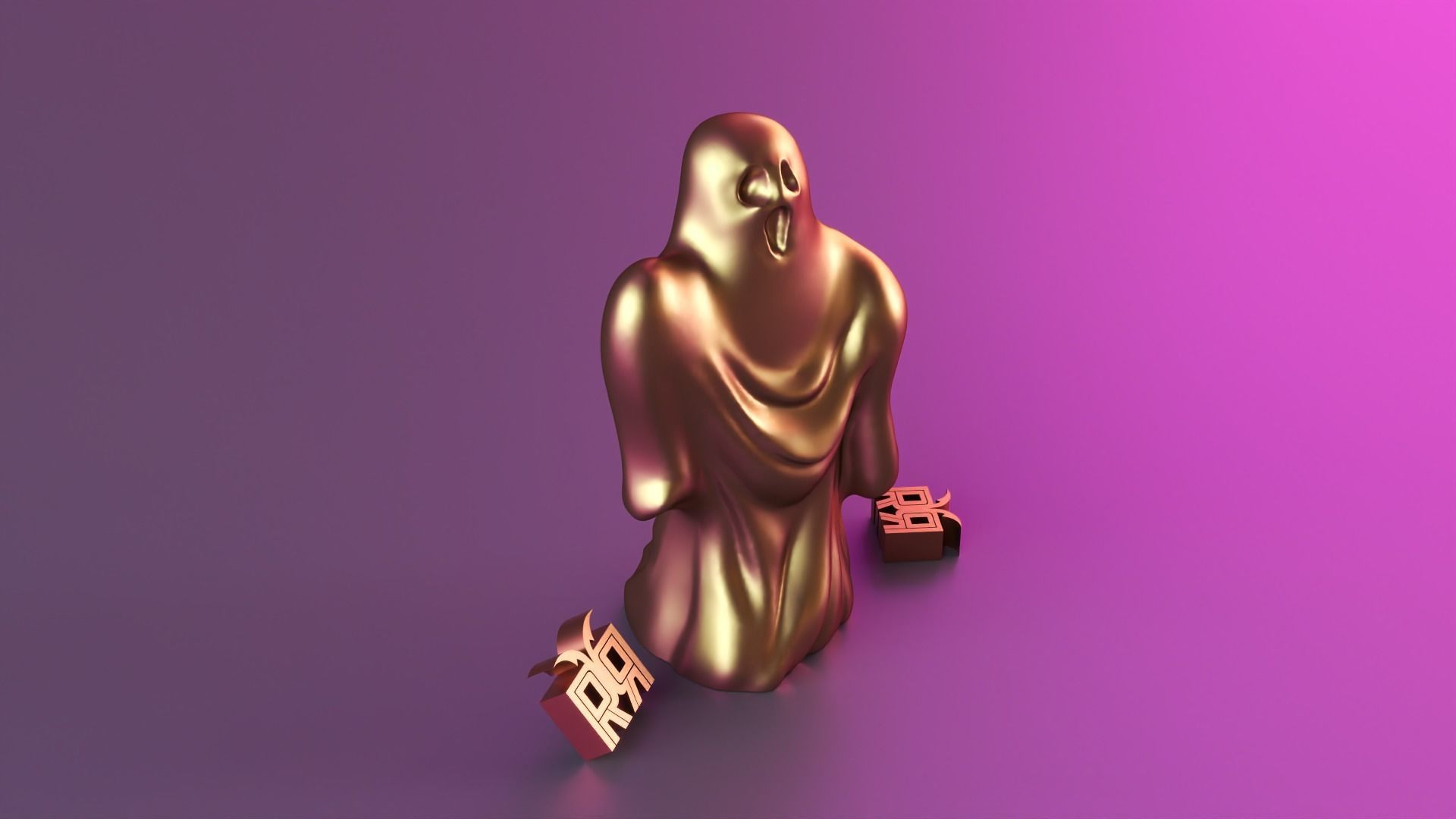 Halloween spirit decor 3D print model_8