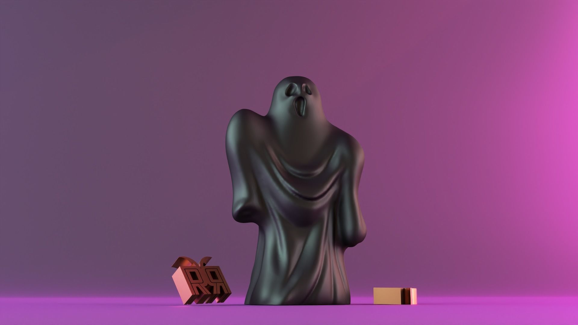 Halloween spirit decor 3D print model_3