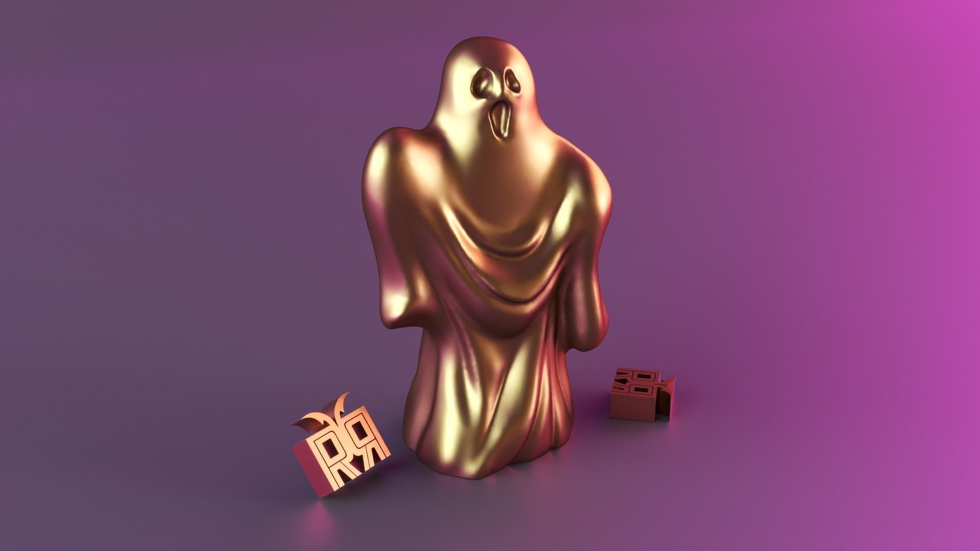 Halloween spirit decor 3D print model_1