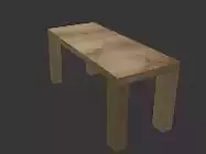 Table and chair
