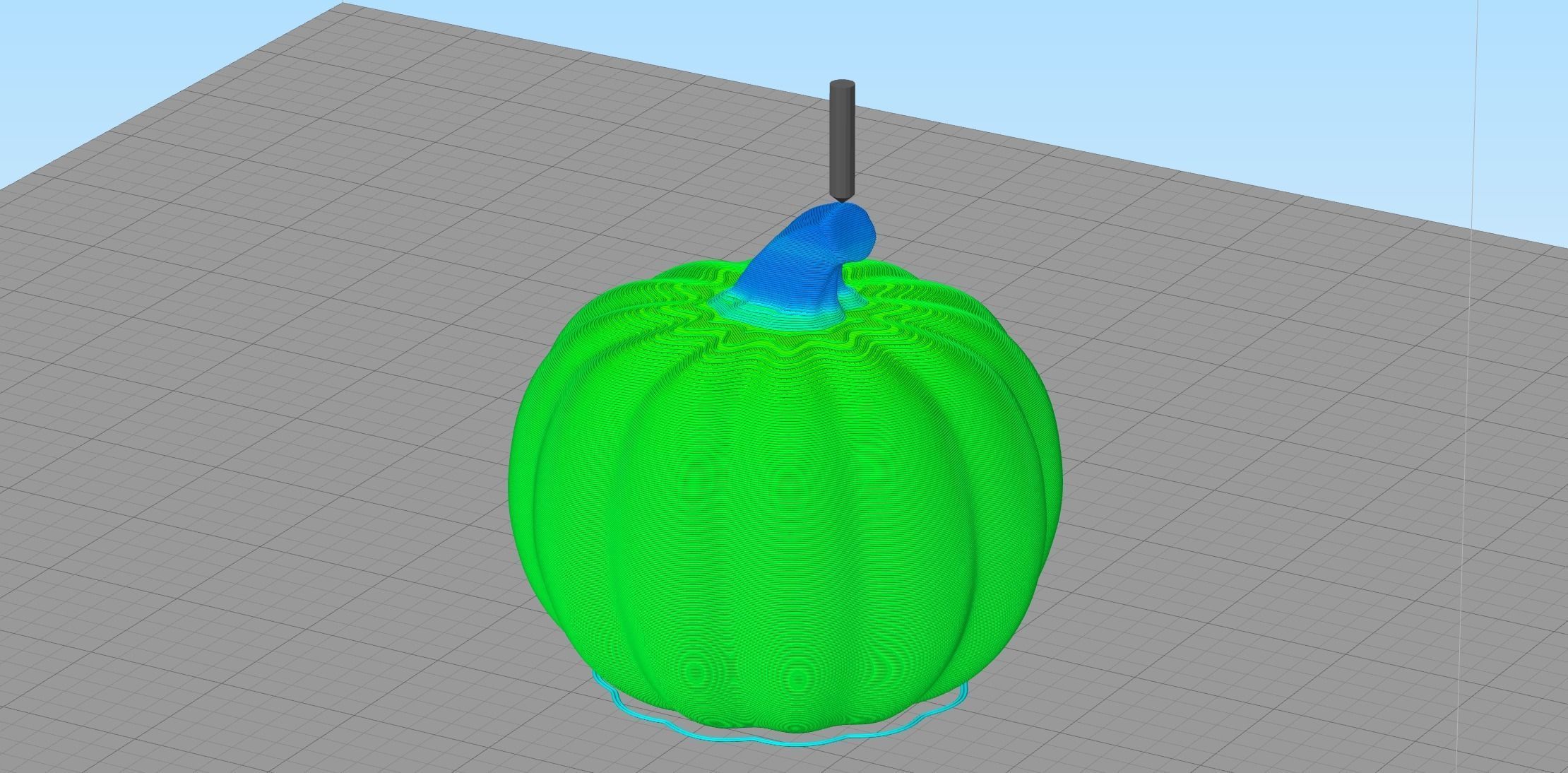 Halloween pumpkin decor 3D print model_9