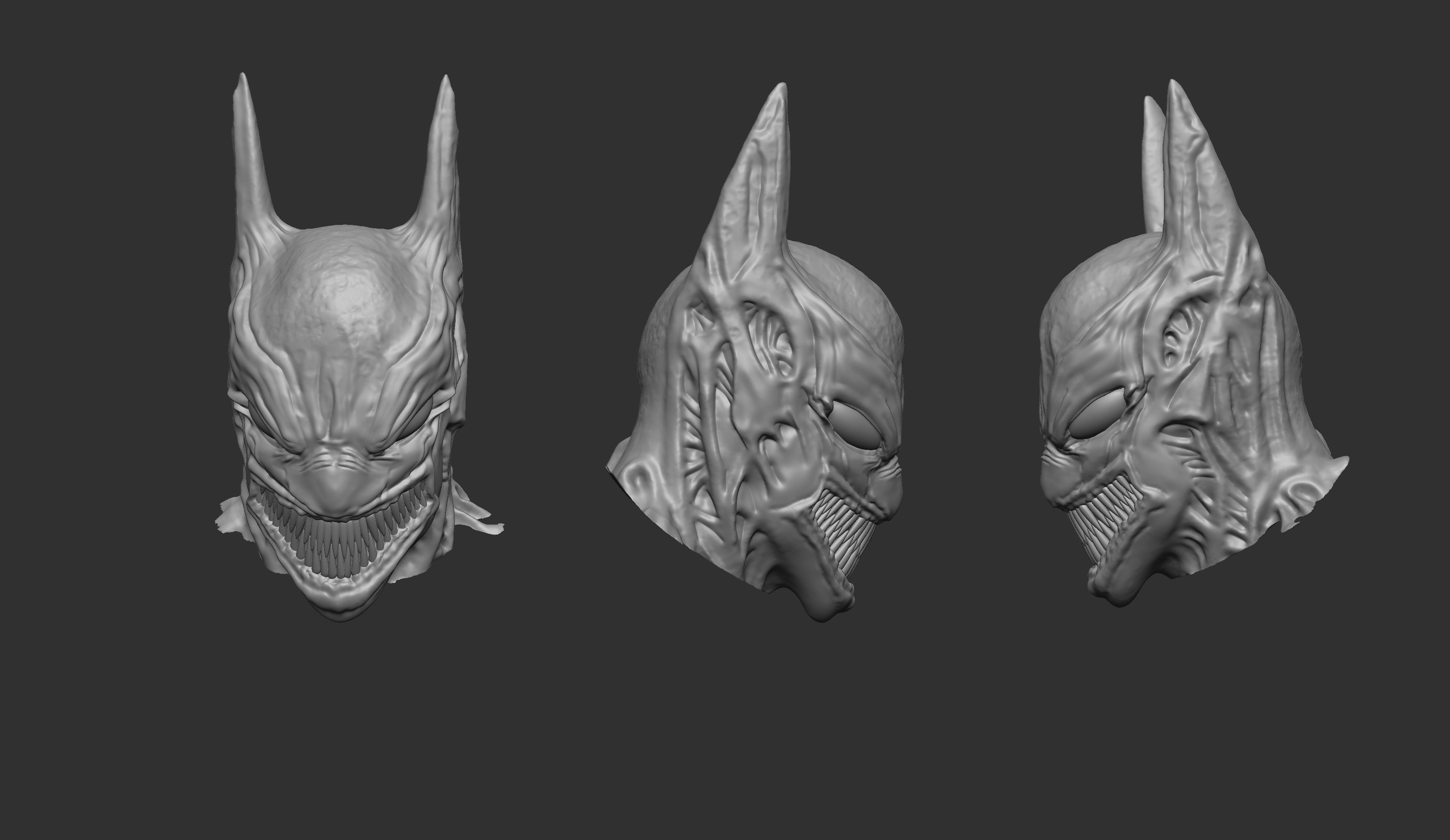 The venomous batman 3D print model_9