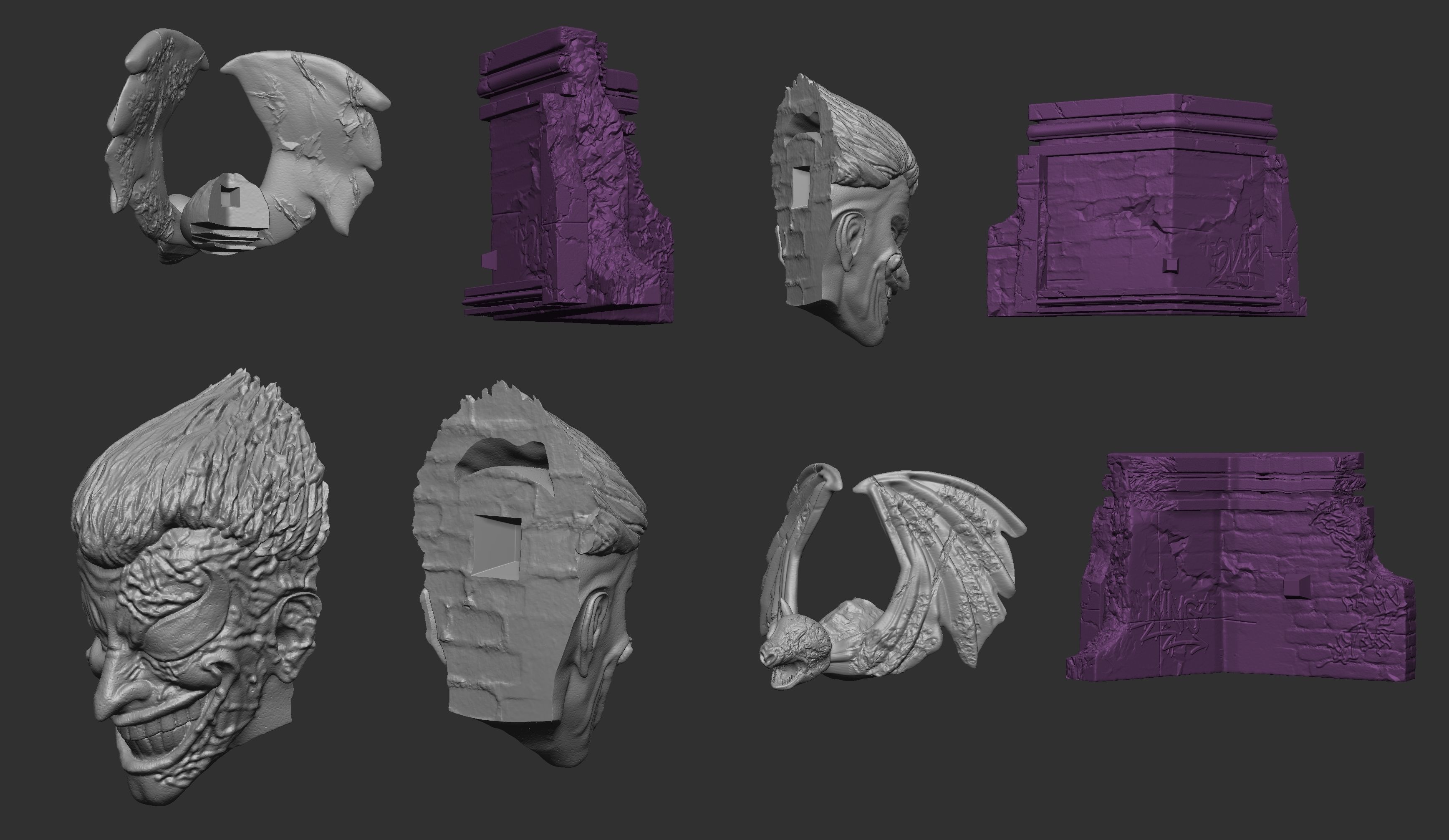 The venomous batman 3D print model_12