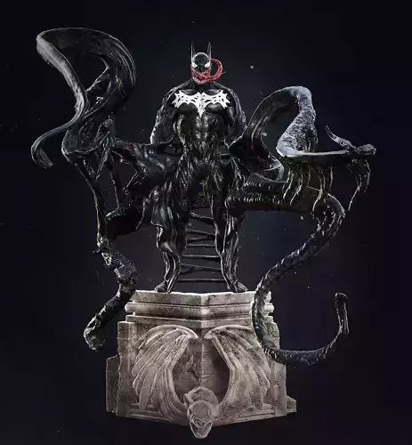 The venomous batman 3D print model