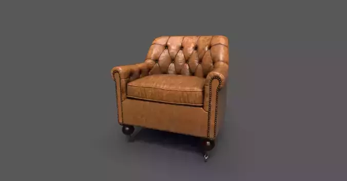 Todd Tufted Club Chair