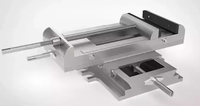 Cross Slide Vise 3D model