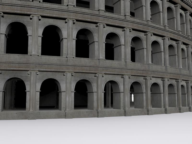 Colliseum roman colosseum 3D model_3