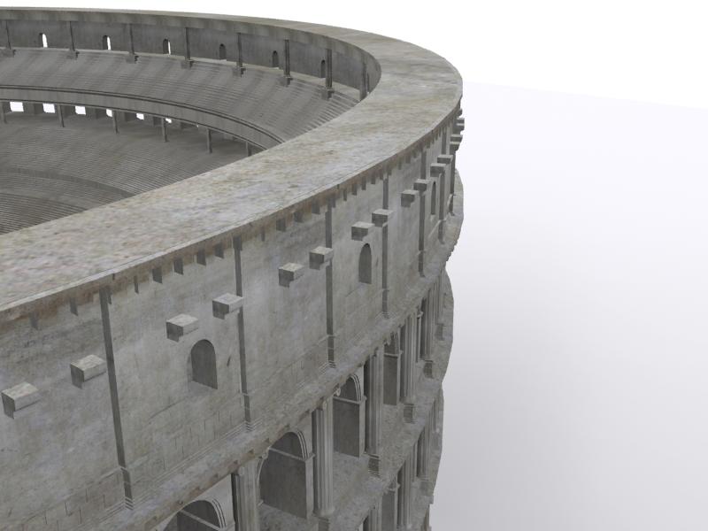 Colliseum roman colosseum 3D model_1