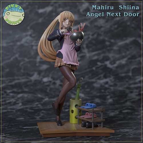 Mahiru Shiina - Angel Next Door 3D print model