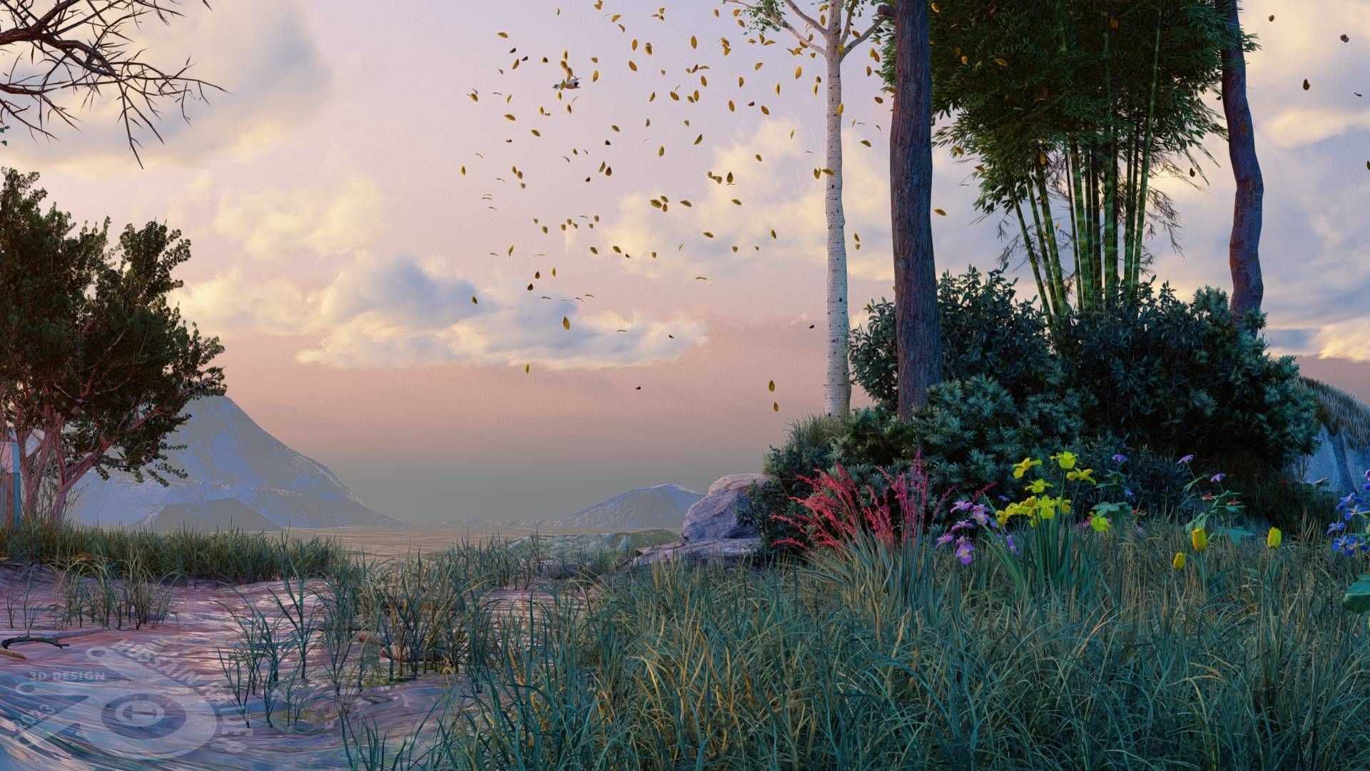 Nature Terrain 101 3D model_11