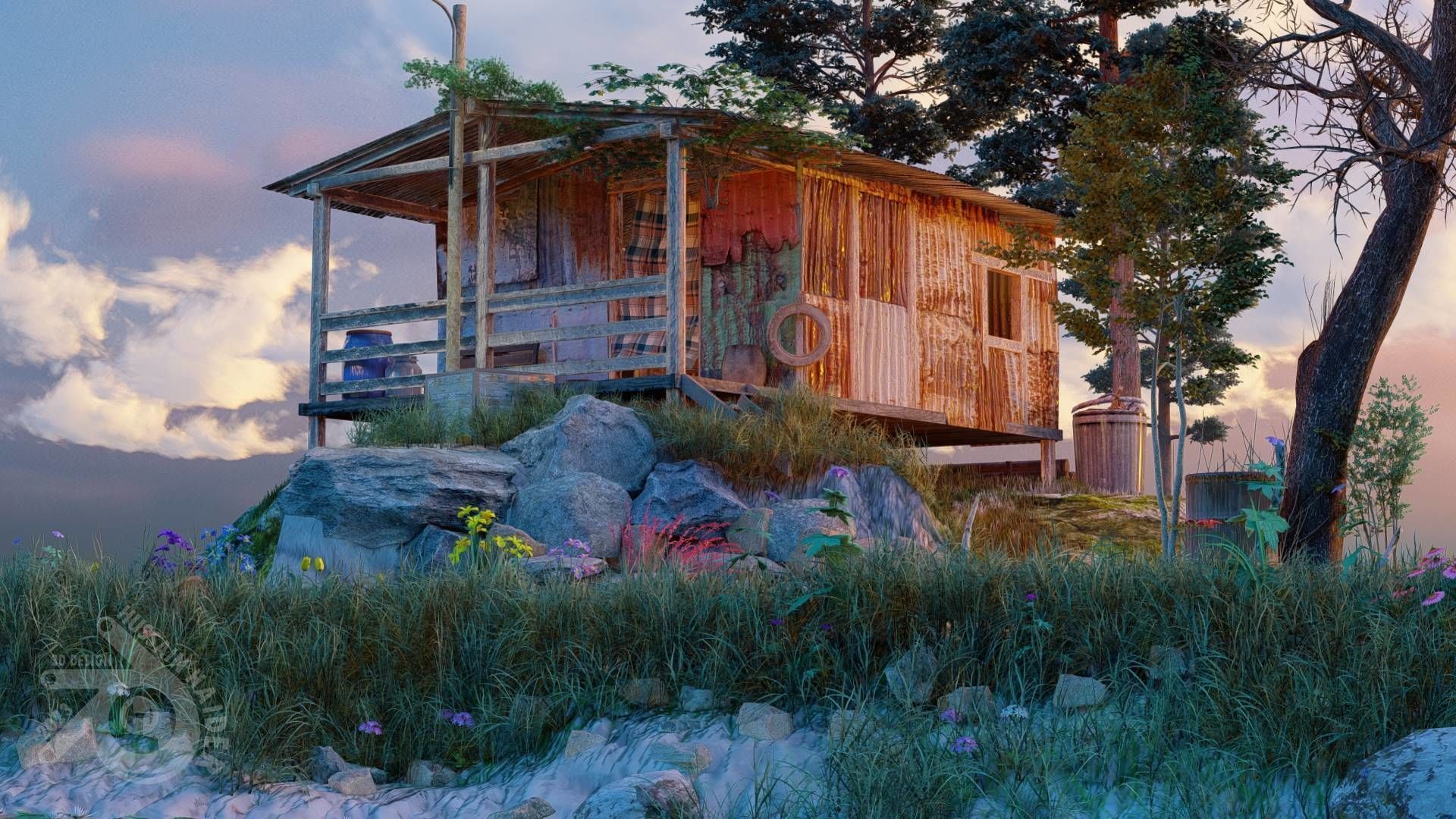 Nature Terrain 101 3D model_5