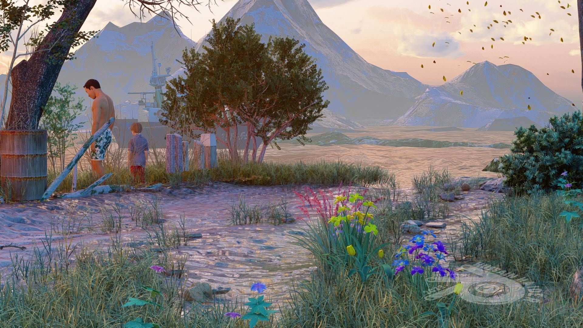 Nature Terrain 101 3D model_10