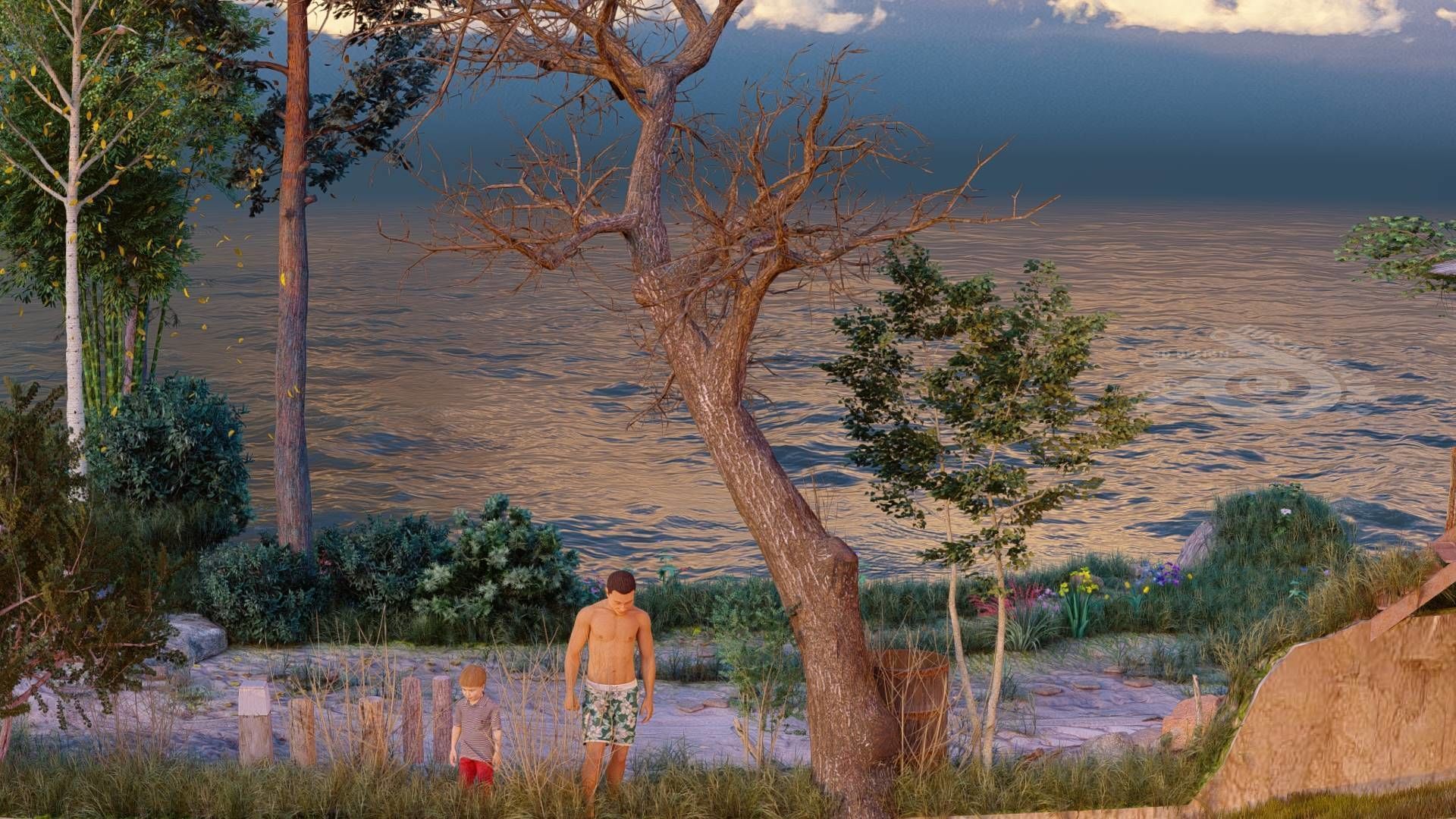 Nature Terrain 101 3D model_8