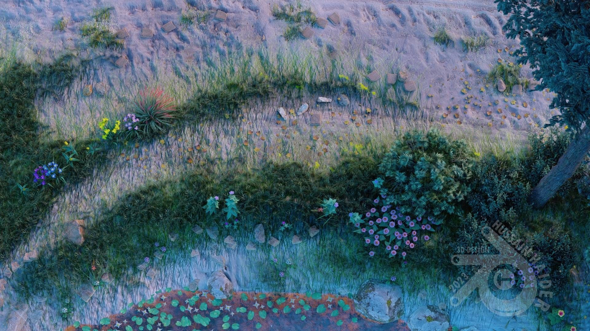 Nature Terrain 101 3D model_14