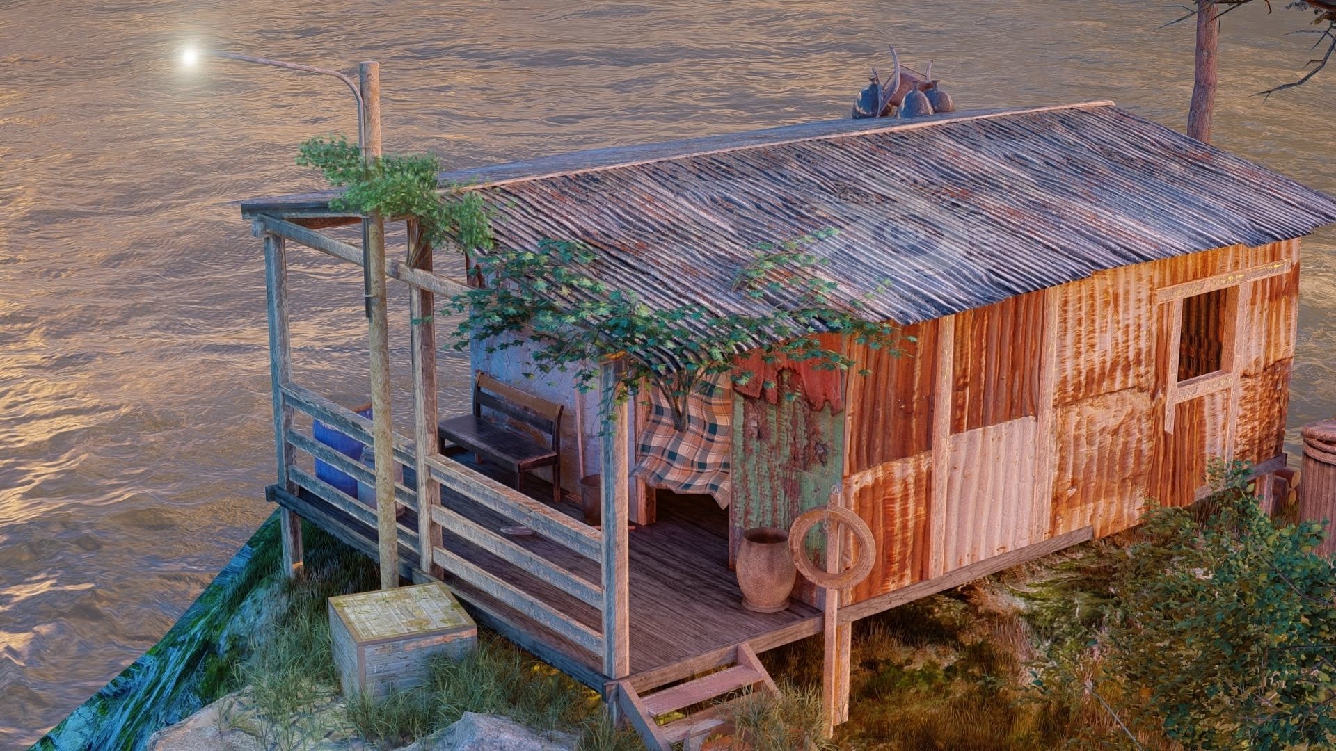 Nature Terrain 101 3D model_6