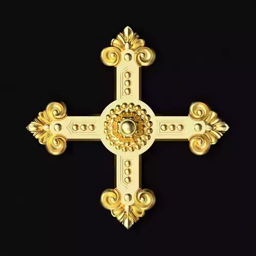 Central decor ornament for furniture