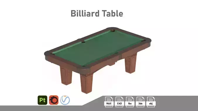 Billiard Table  3D model