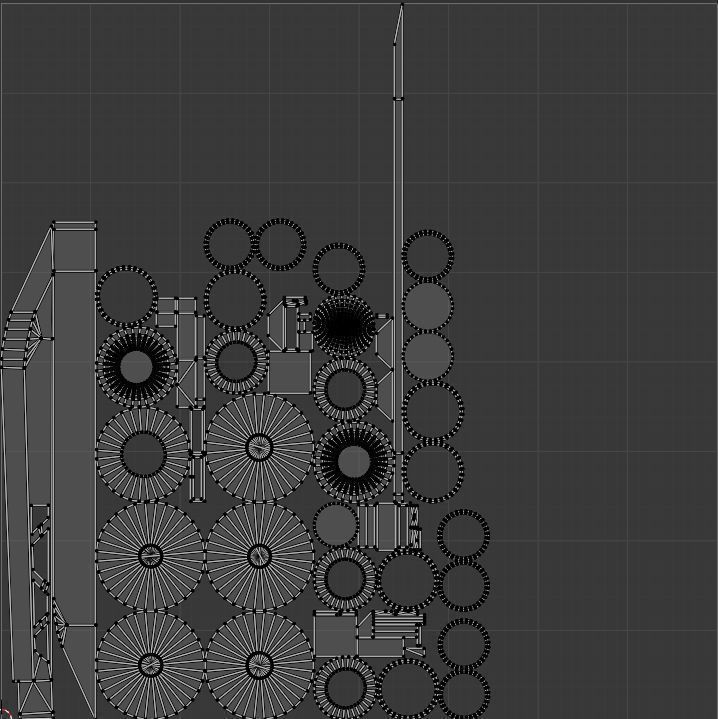 Cyberpunk knife 3D model Low-poly 3D model_22