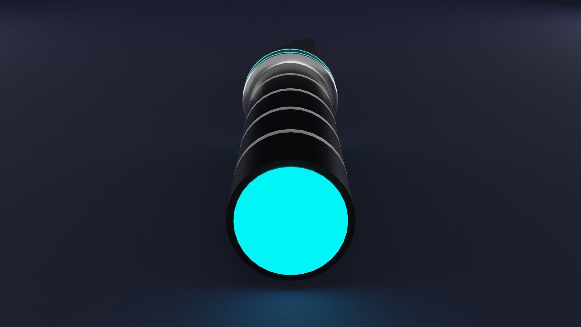 Cyberpunk knife 3D model Low-poly 3D model_4