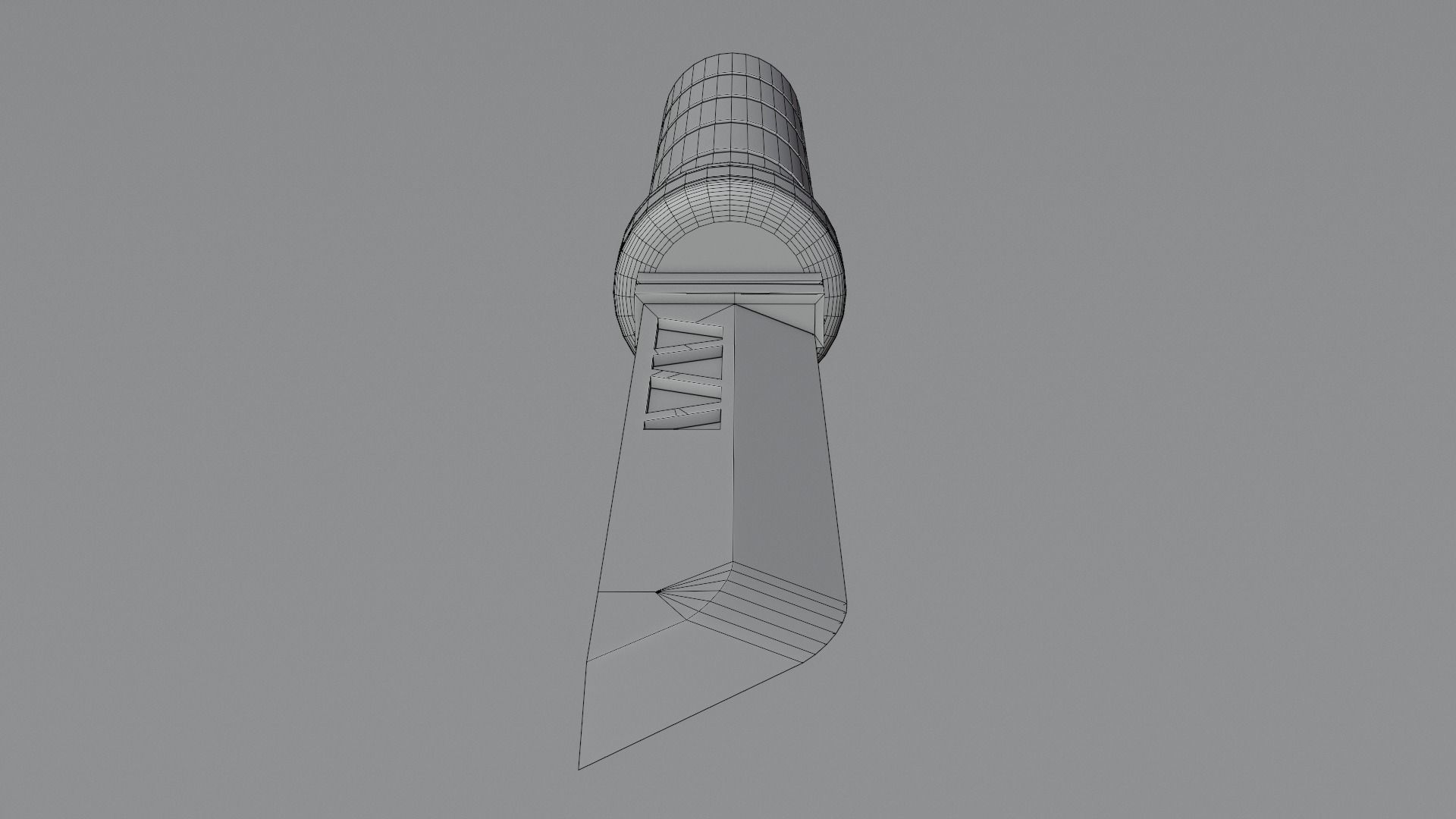 Cyberpunk knife 3D model Low-poly 3D model_13