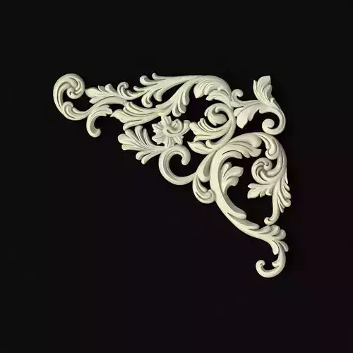 Central decor ornament for furniture