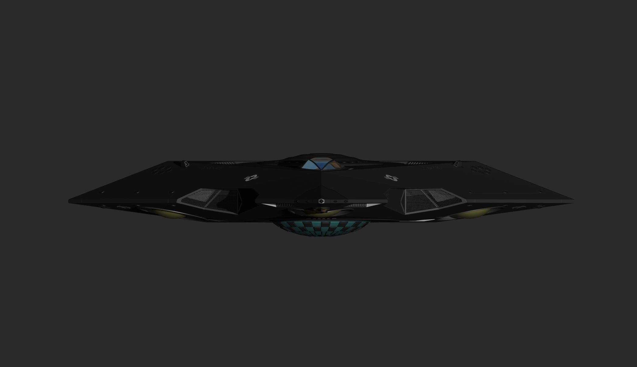 TR-3B Black Manta - OMSX 3D model_9