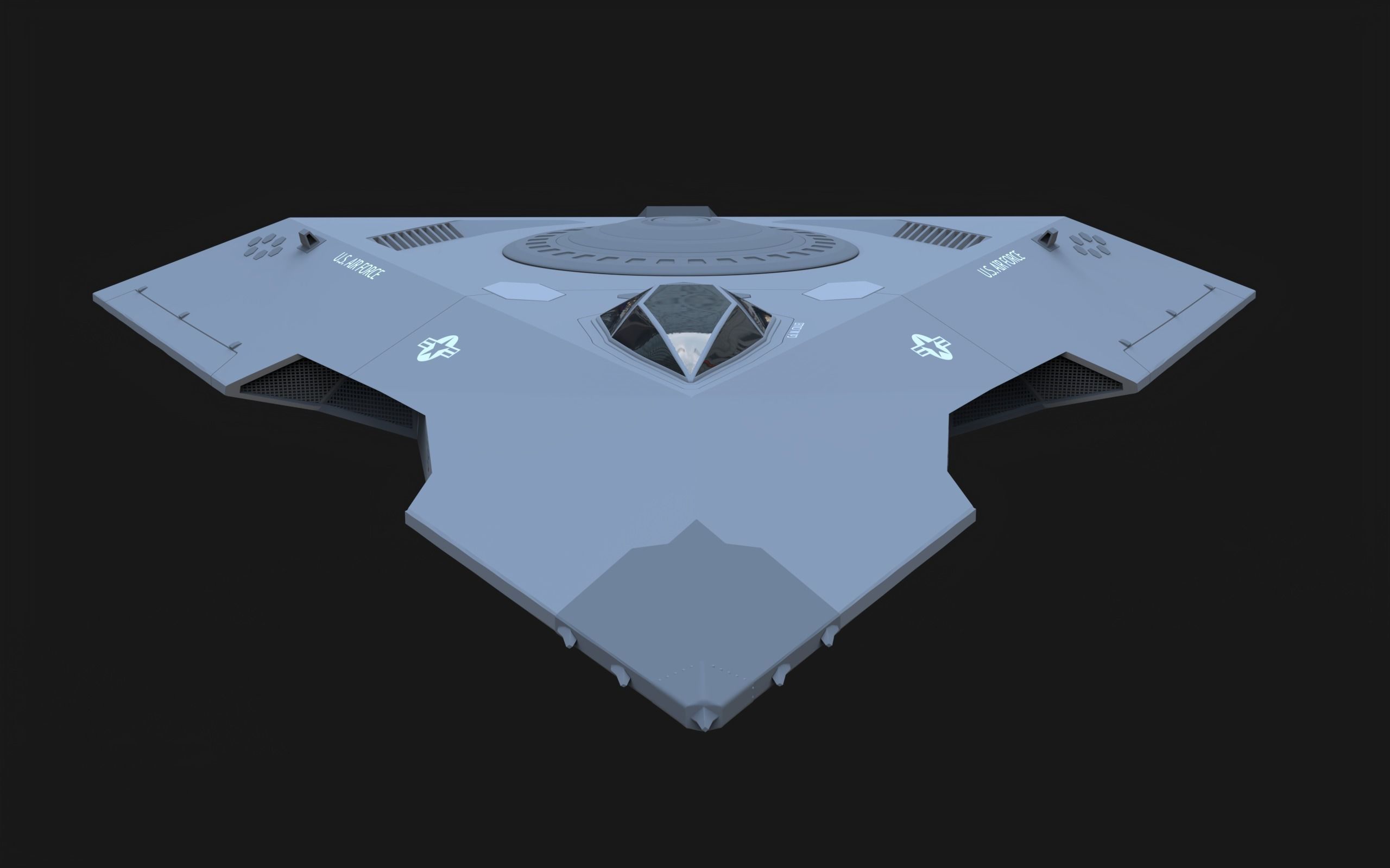 TR-3B Black Manta - OMSX 3D model_1