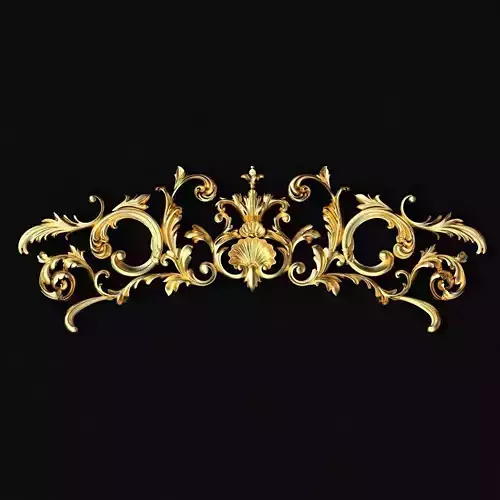 Central decor ornament for furniture