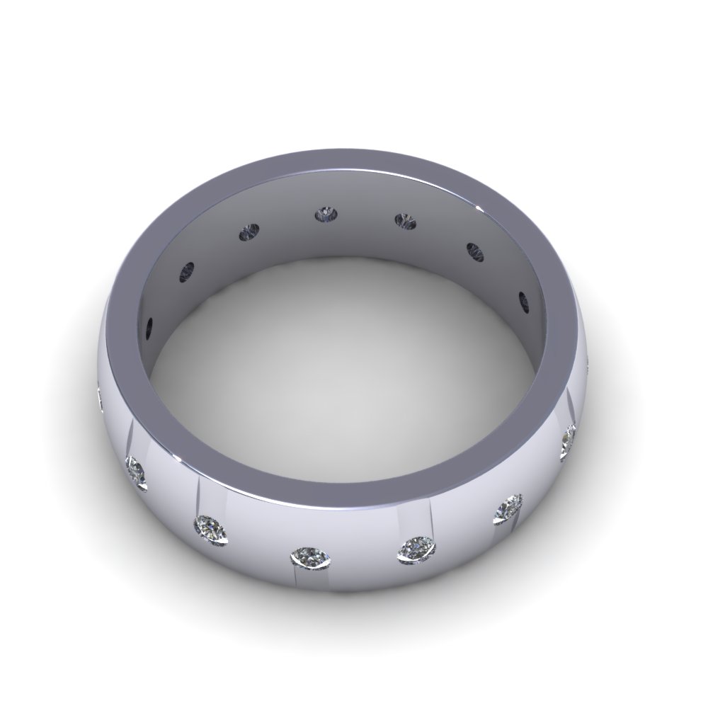 Wedding Band 3D print model_4