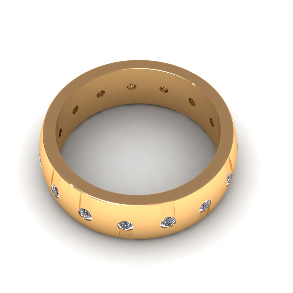 Wedding Band 3D print model_3