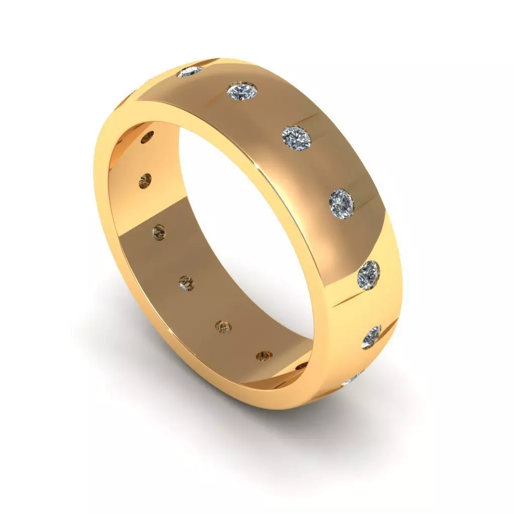 Wedding Band 3D print model_0