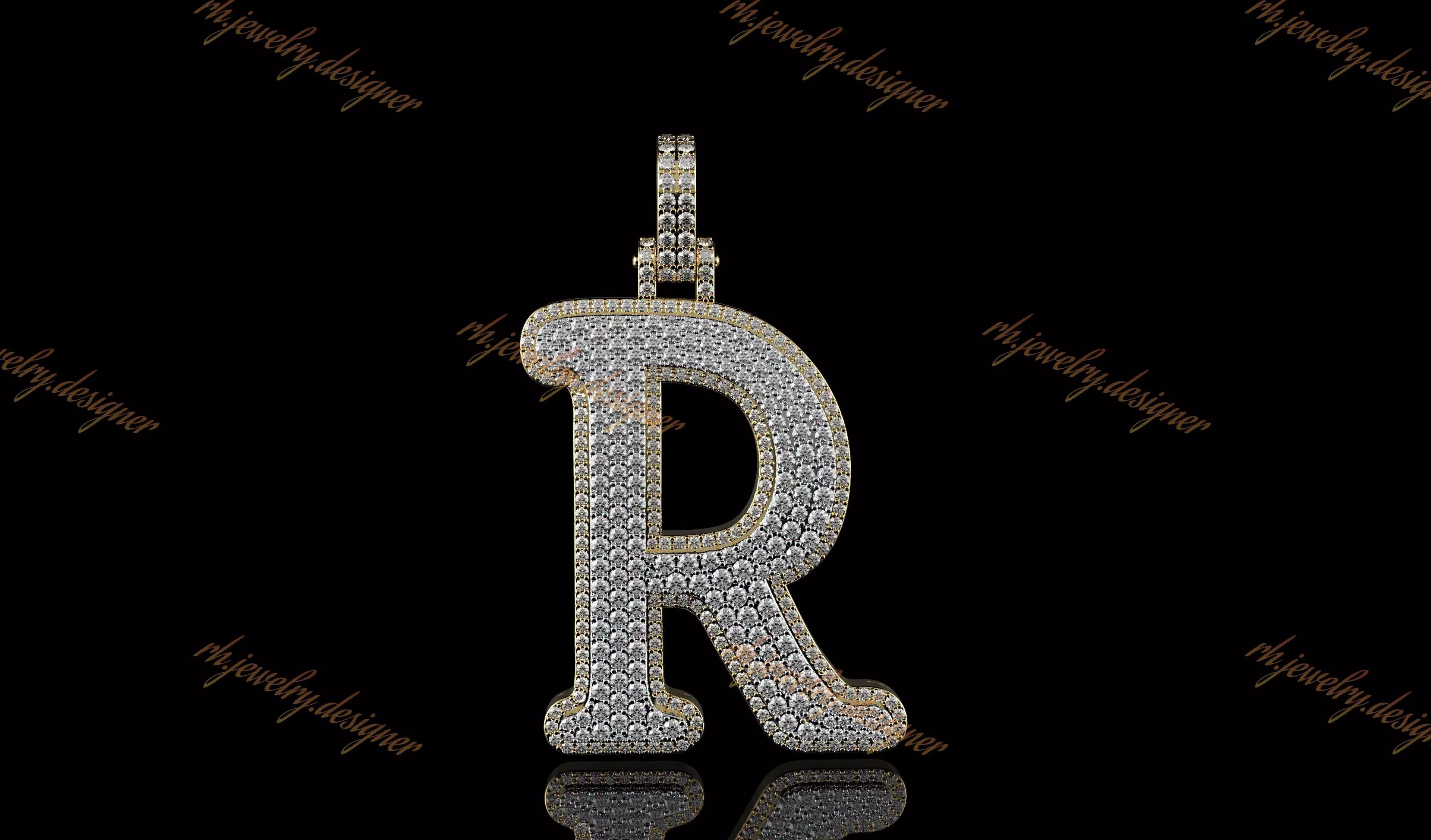 Gold N1071 3D print model_0