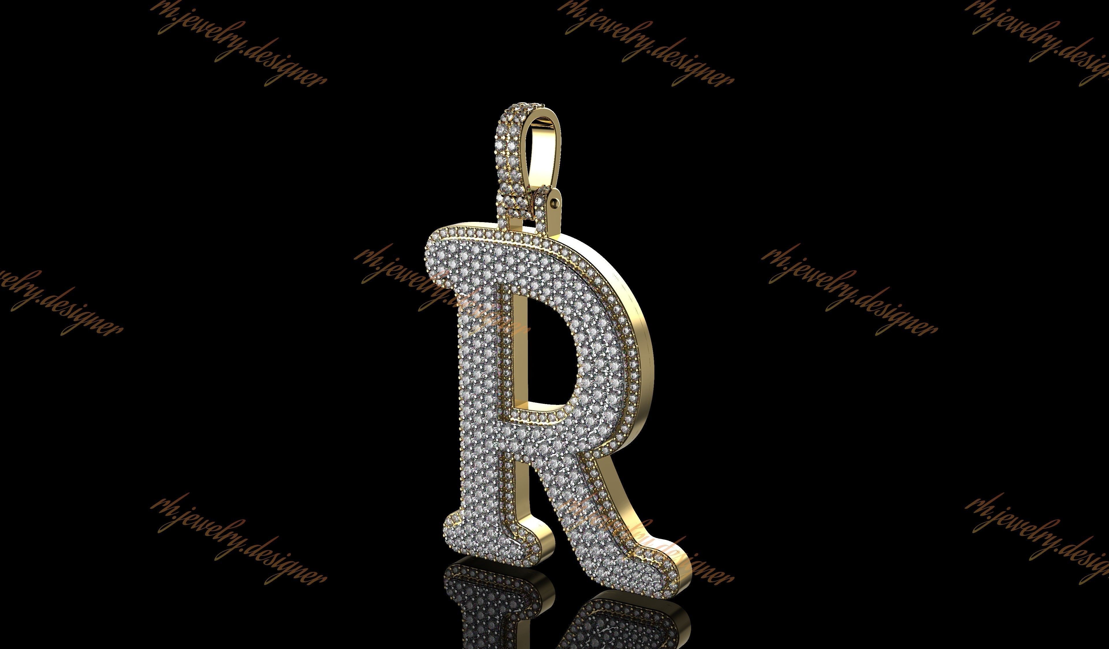 Gold N1071 3D print model_5