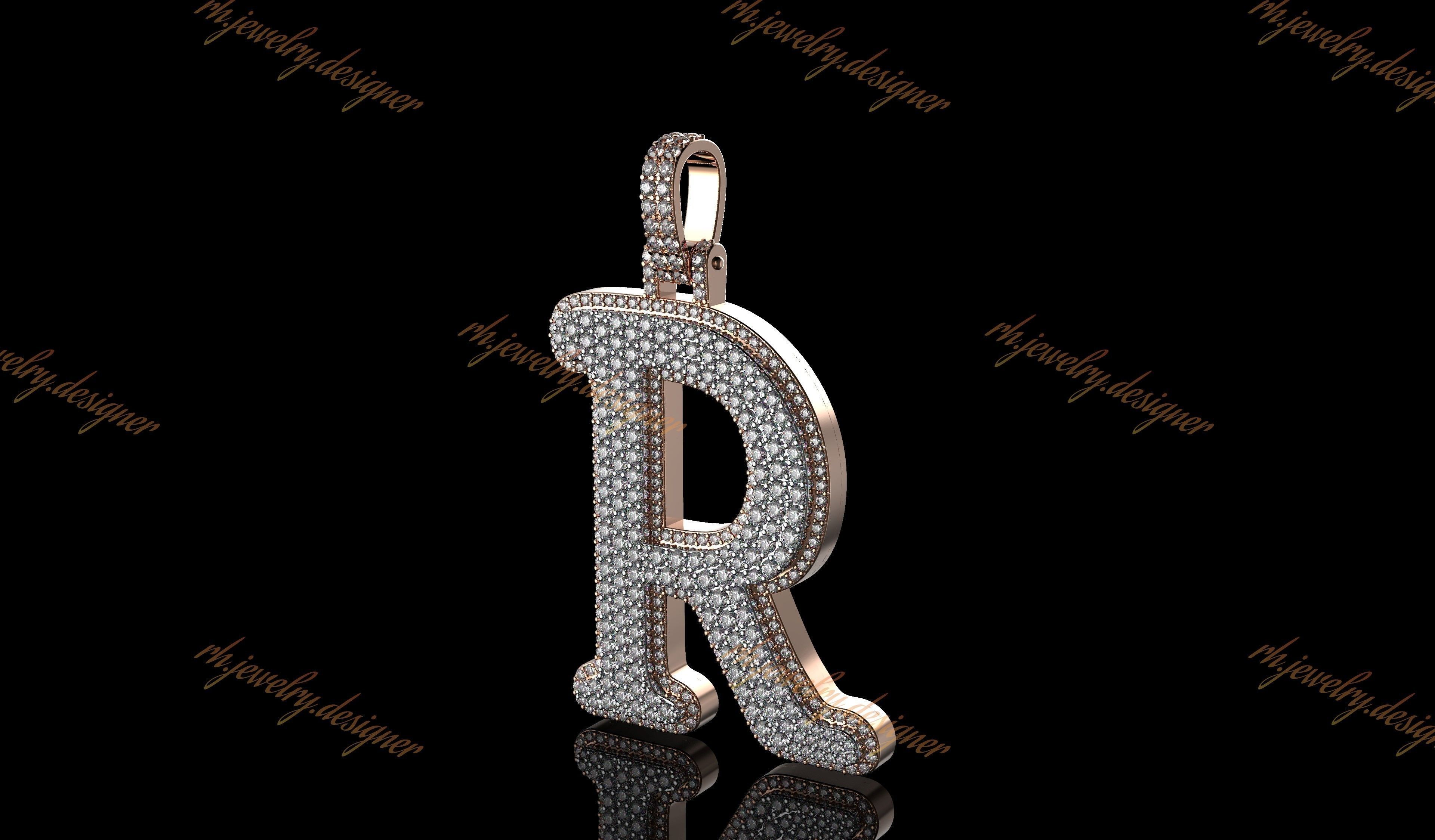 Gold N1071 3D print model_6